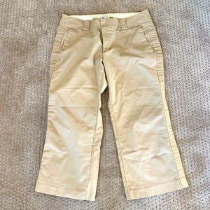 Old Navy Khaki Capri Pants Sz 12